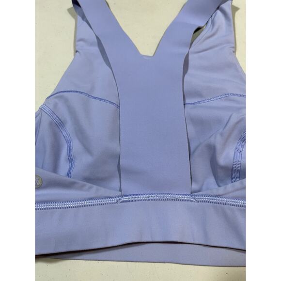 Lululemon Fast Bra Size 4 EUC Blue - Picture 6 of 9